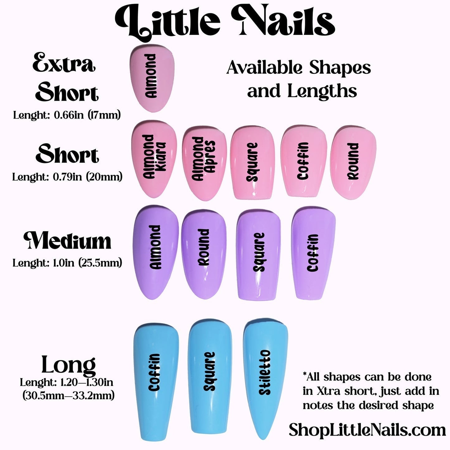 Celestial clouds | Little Nails Custom Press on Nails