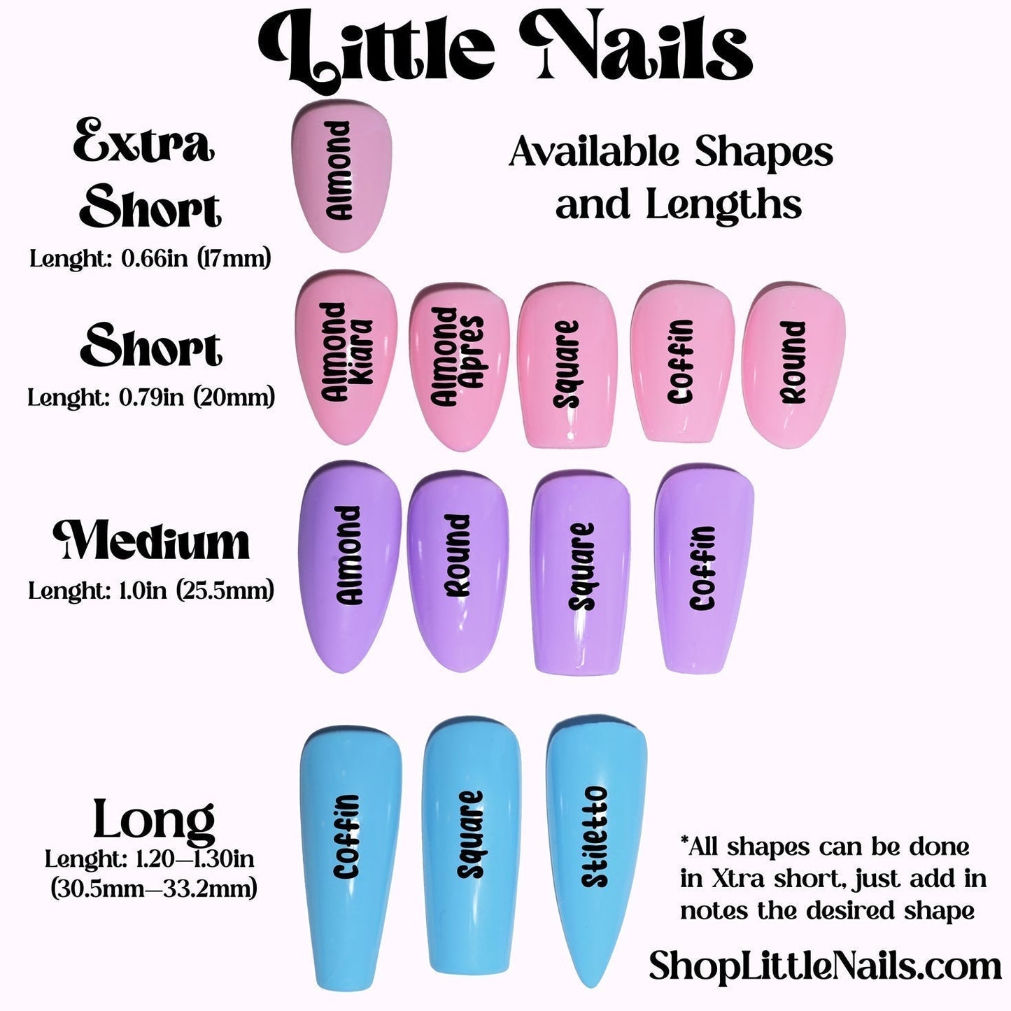 Glazed donut Nail set |  Little Nails Custom Press on Nails